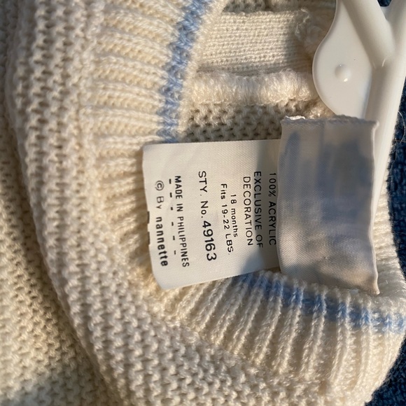 Vintage Nann-Knits by Nannette Infant Boys 2 piece Jon Jon size 18 months - Picture 16 of 16